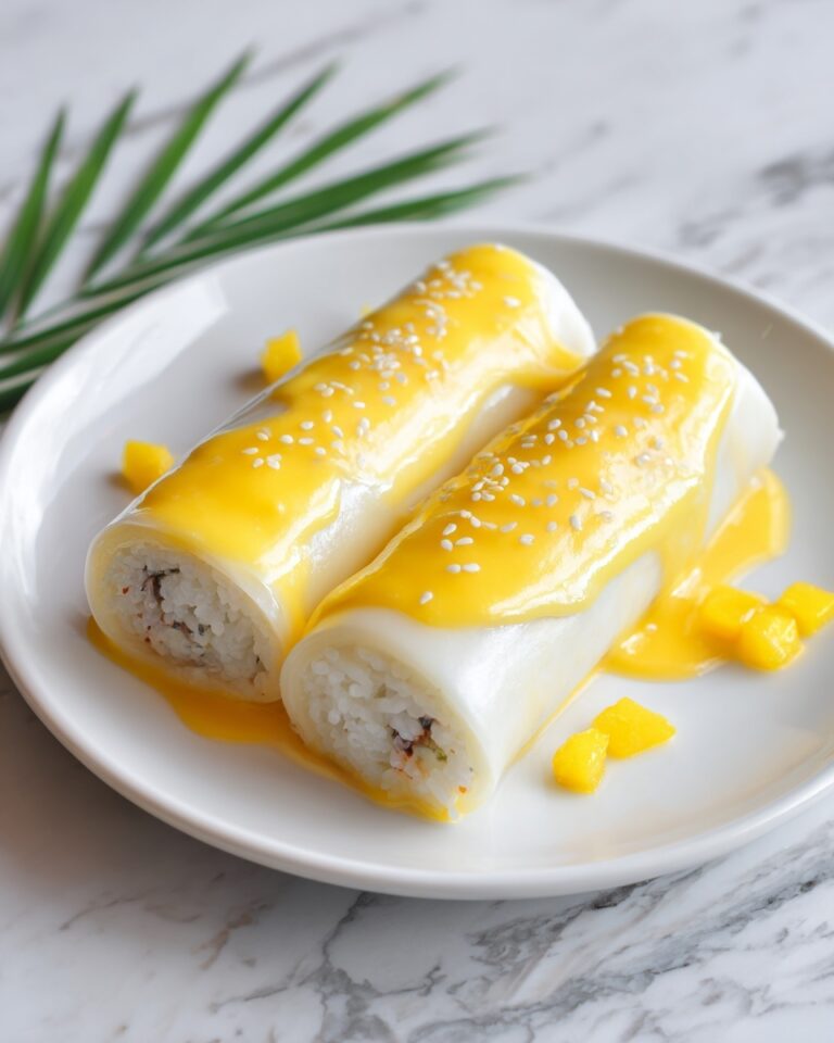 Sweet Mango Sticky Rice Rolls Recipe