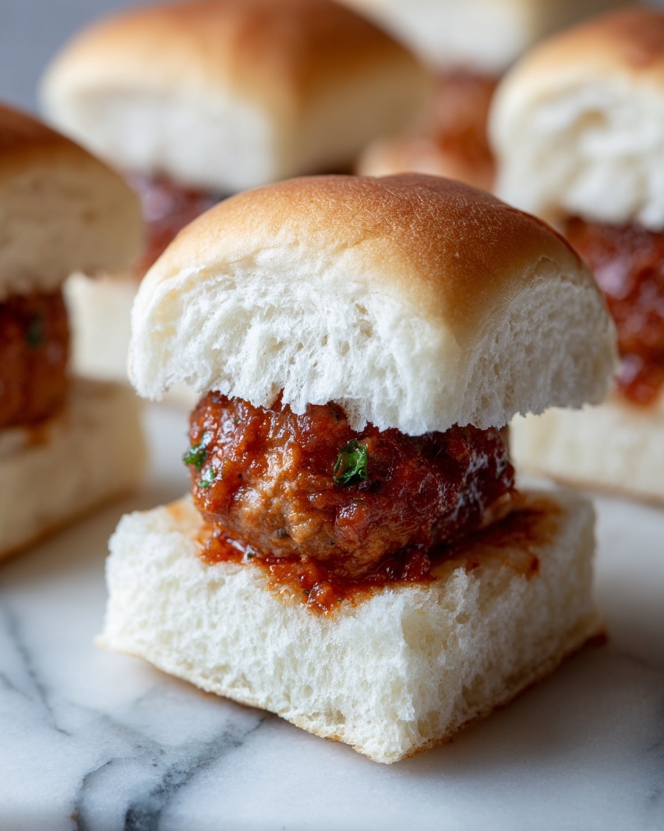 Meatball Sliders Recipe - Recipe Image