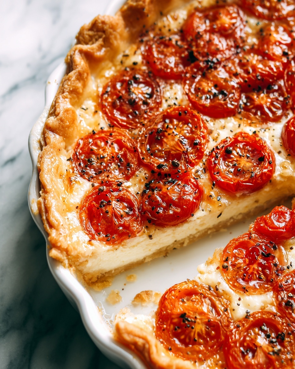 Cheesy Tomato Pie Recipe - Recipe Image