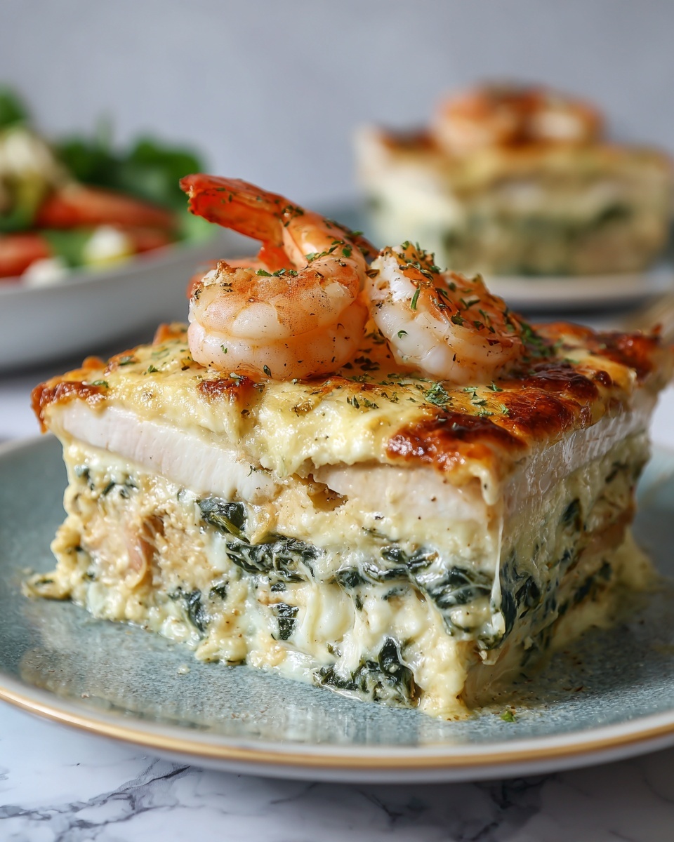 Stuffed Catfish with Spinach, Shrimp, and Cheese Recipe - Recipe Image