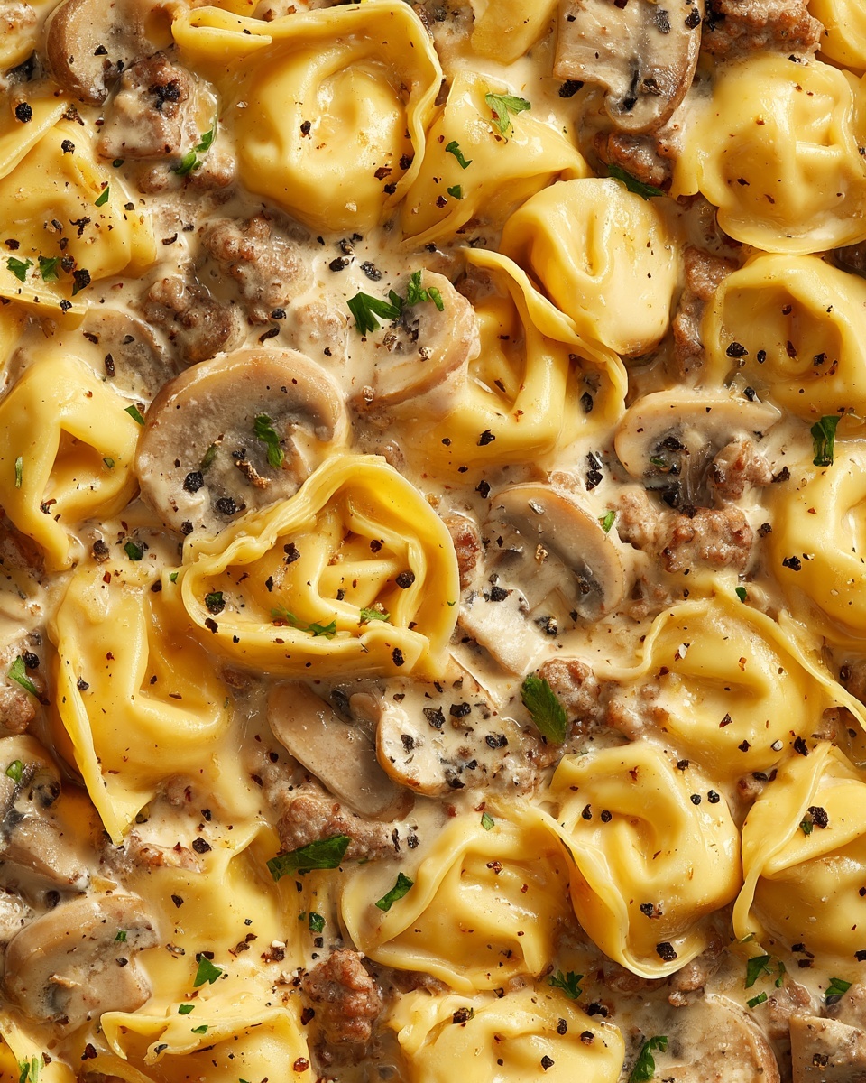 Philly Cheesesteak Tortellini Recipe - Recipe Image