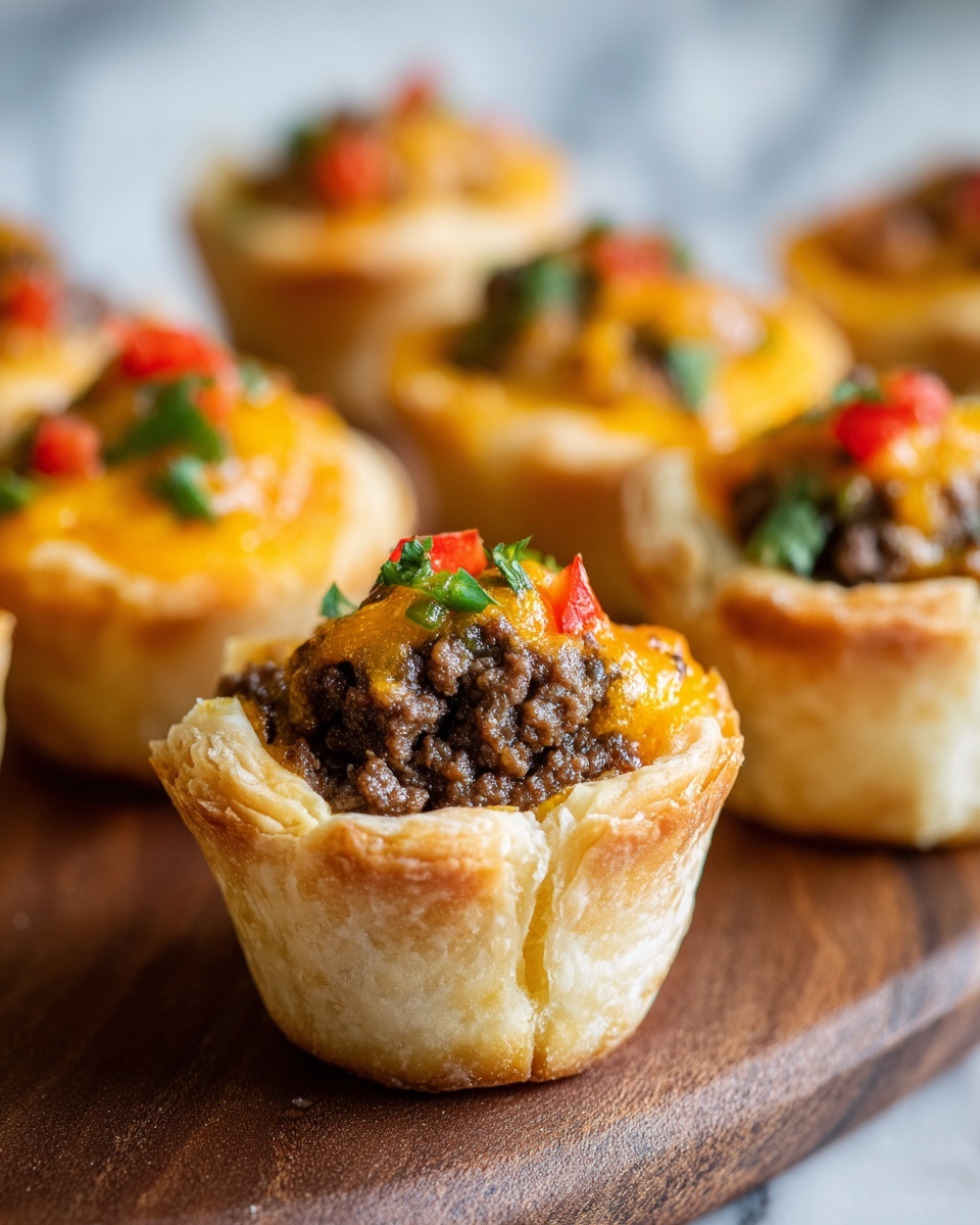 Crescent Roll Taco Cups Recipe - Recipe Image