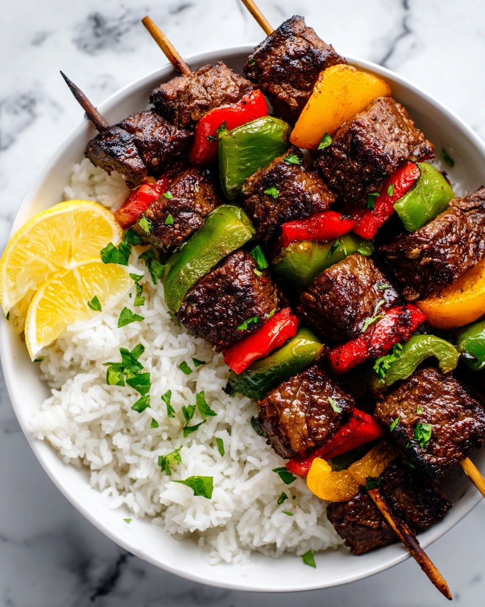 Mediterranean Beef Kabobs Recipe - Recipe Image
