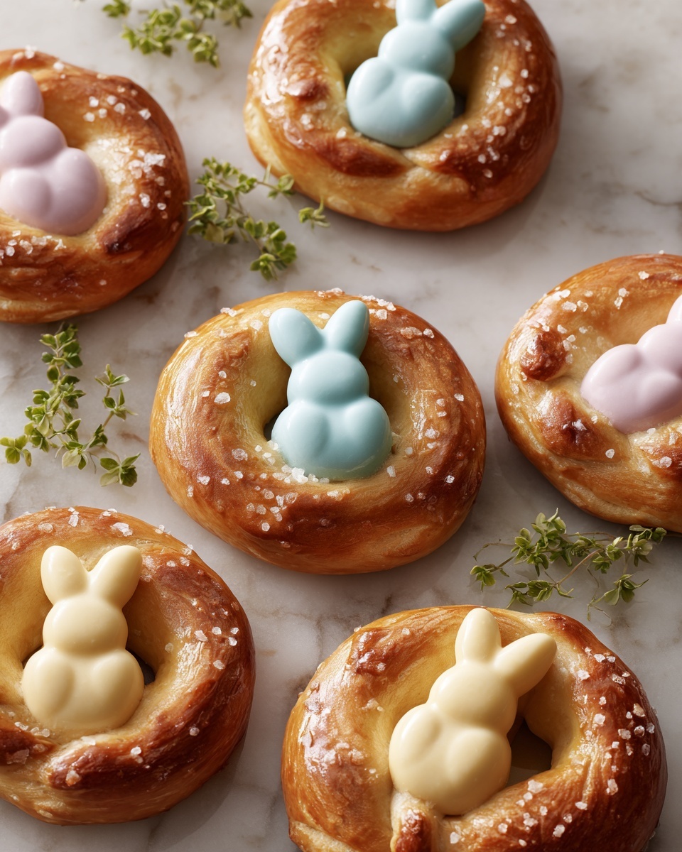 Easter Bunny Pretzels Recipe - Recipe Image