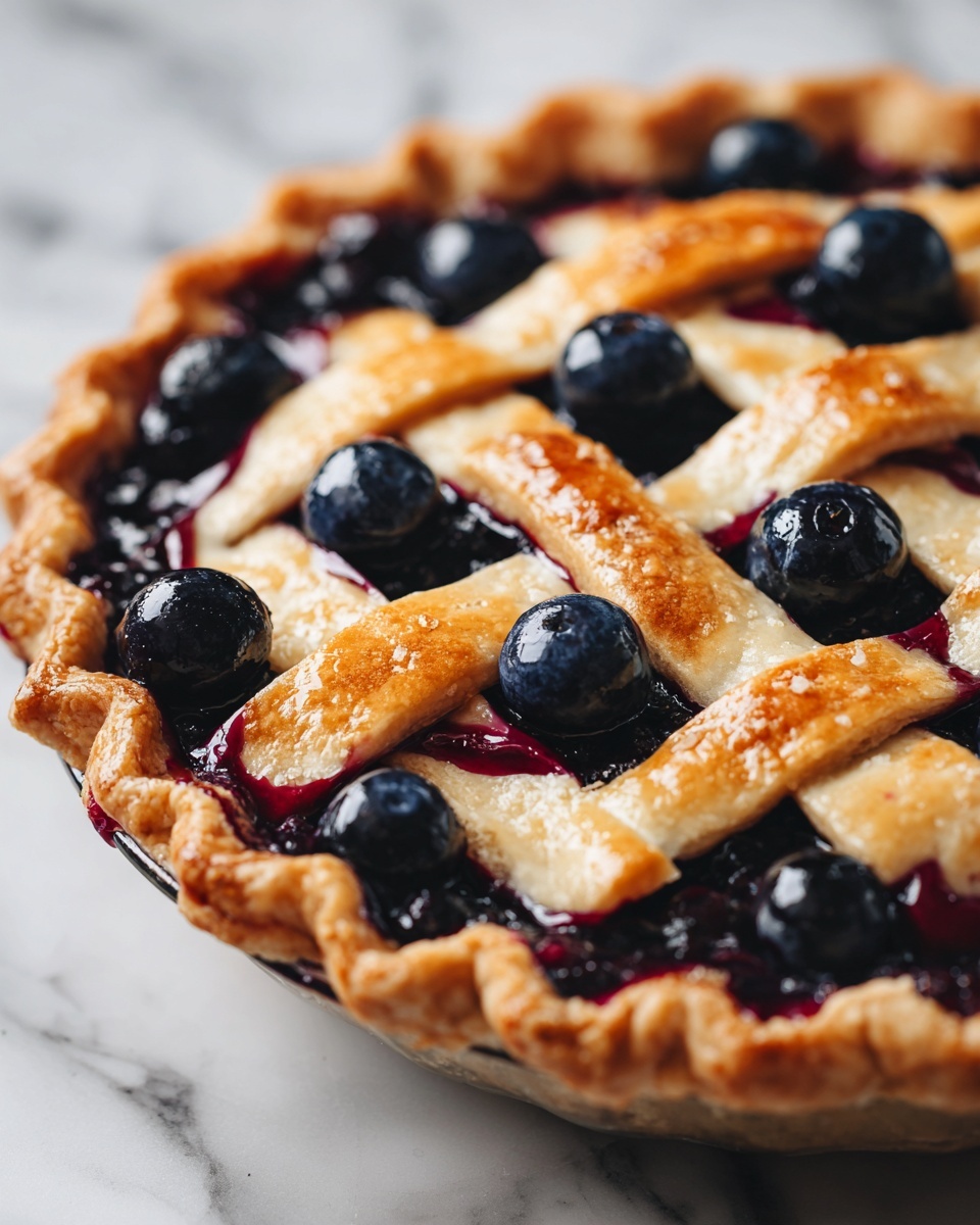 Lemon-Blueberry Puff Pastry Tart Recipe - Recipe Image