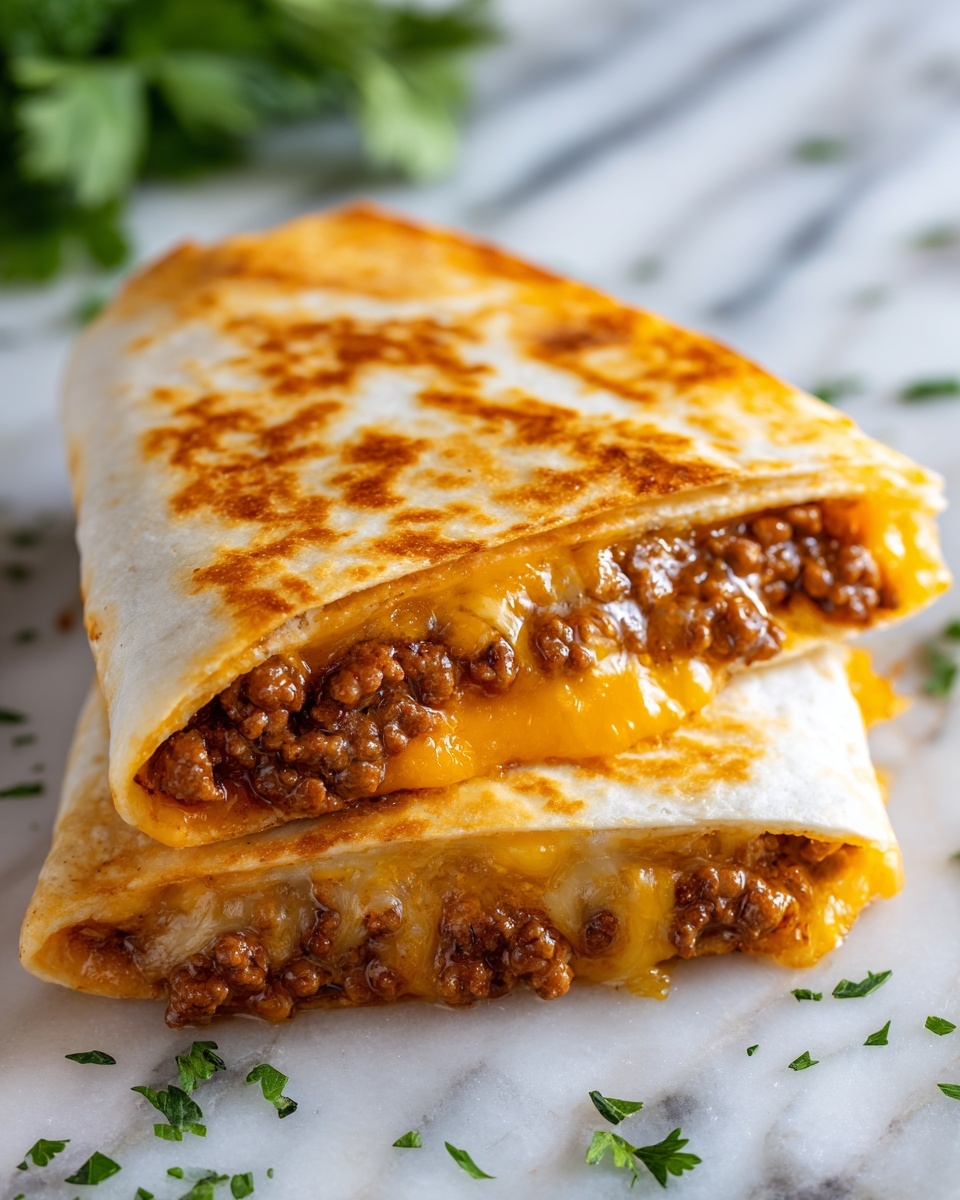 Loaded Taco-Stuffed Cheesy Pockets Recipe - Recipe Image