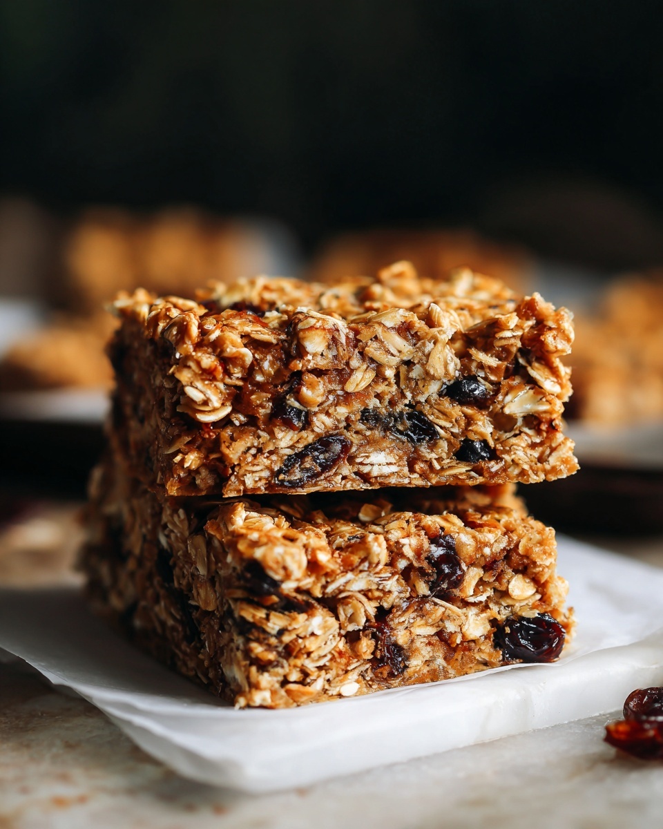 Oatmeal Raisin Cookie Bars Recipe - Recipe Image