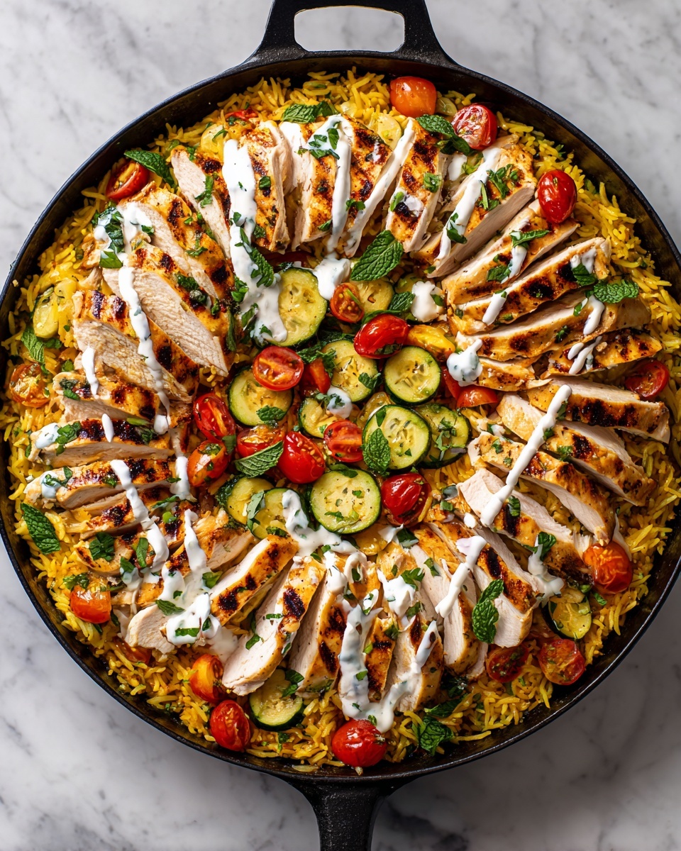 Lemon Herb Chicken Shawarma Casserole Recipe - Recipe Image