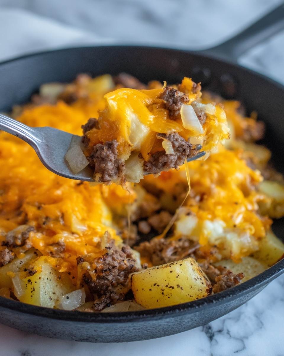 The Best Hobo Casserole Ground Beef Recipe - Recipe Image
