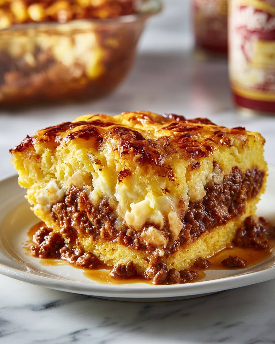 Sloppy Joe Cornbread Casserole Recipe - Recipe Image