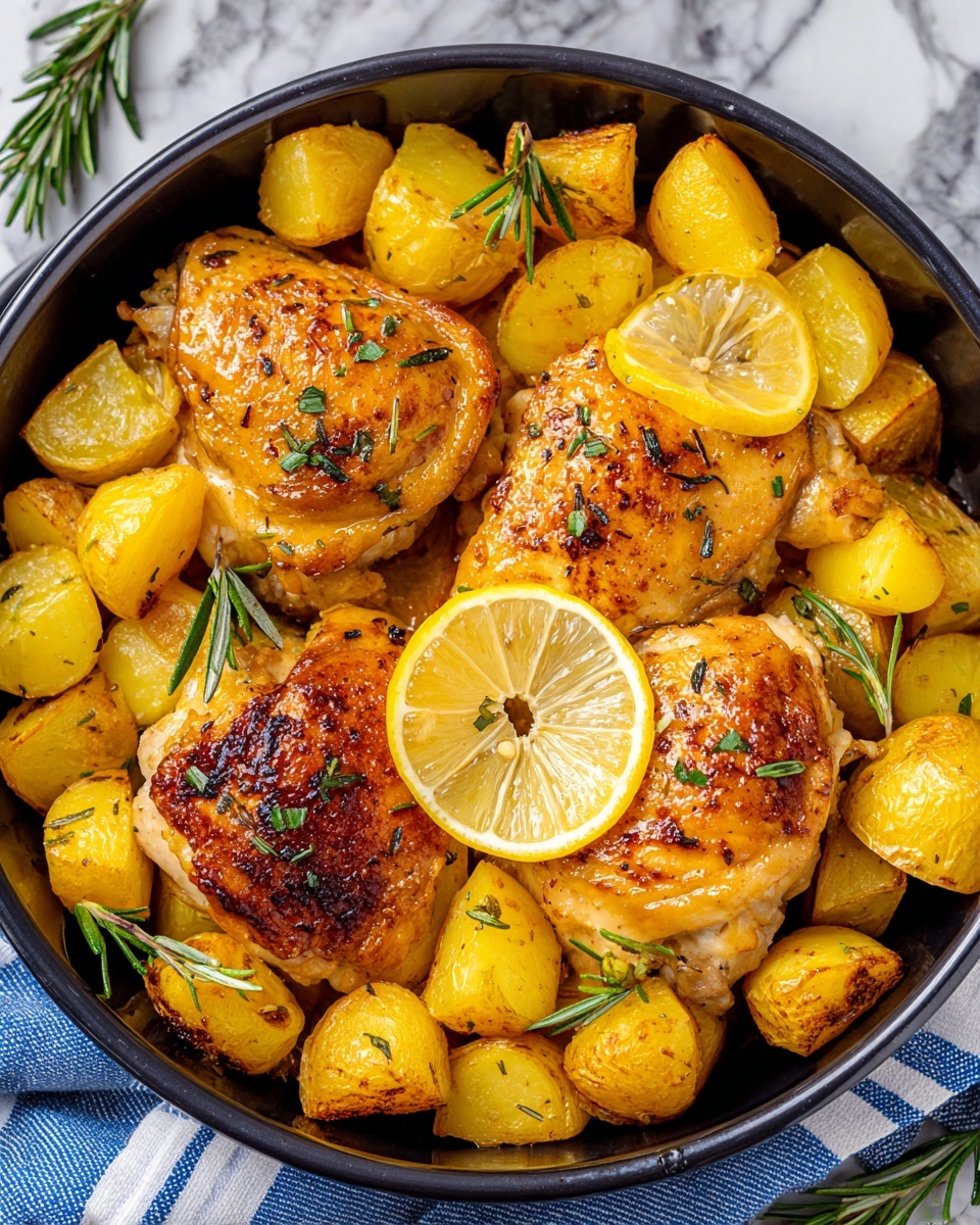Greek Lemon Chicken & Potatoes Recipe - Recipe Image