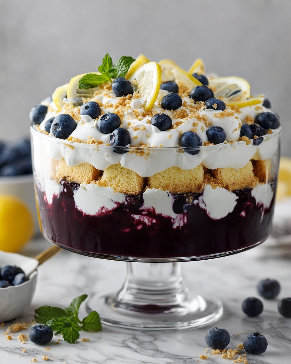 Lemon Blueberry Trifle: A Refreshing Burst of Flavor Recipe - Recipe Image