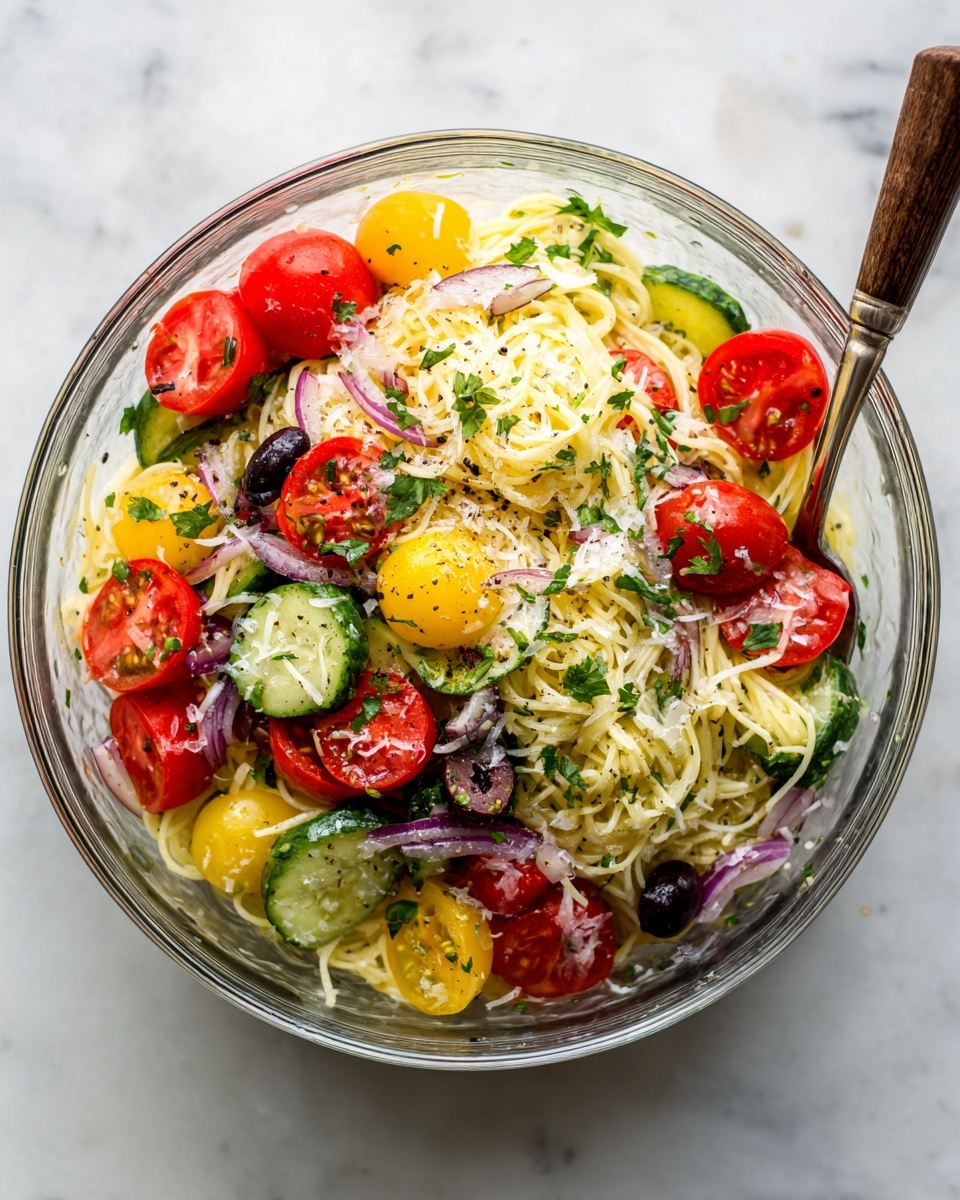 Spaghetti Salad Recipe - Recipe Image