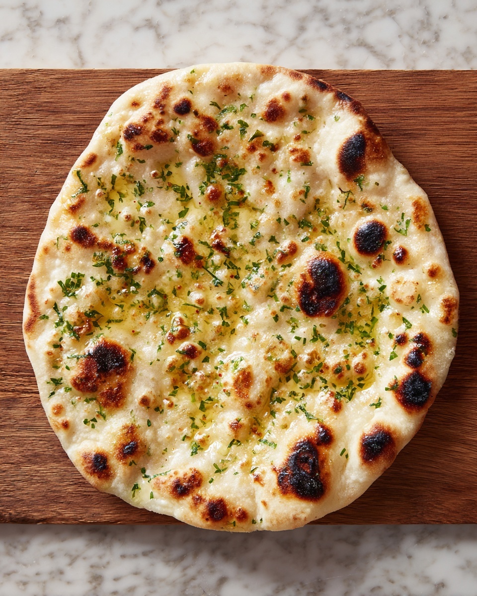 Authentic Artisan Garlic Naan Recipe - Recipe Image