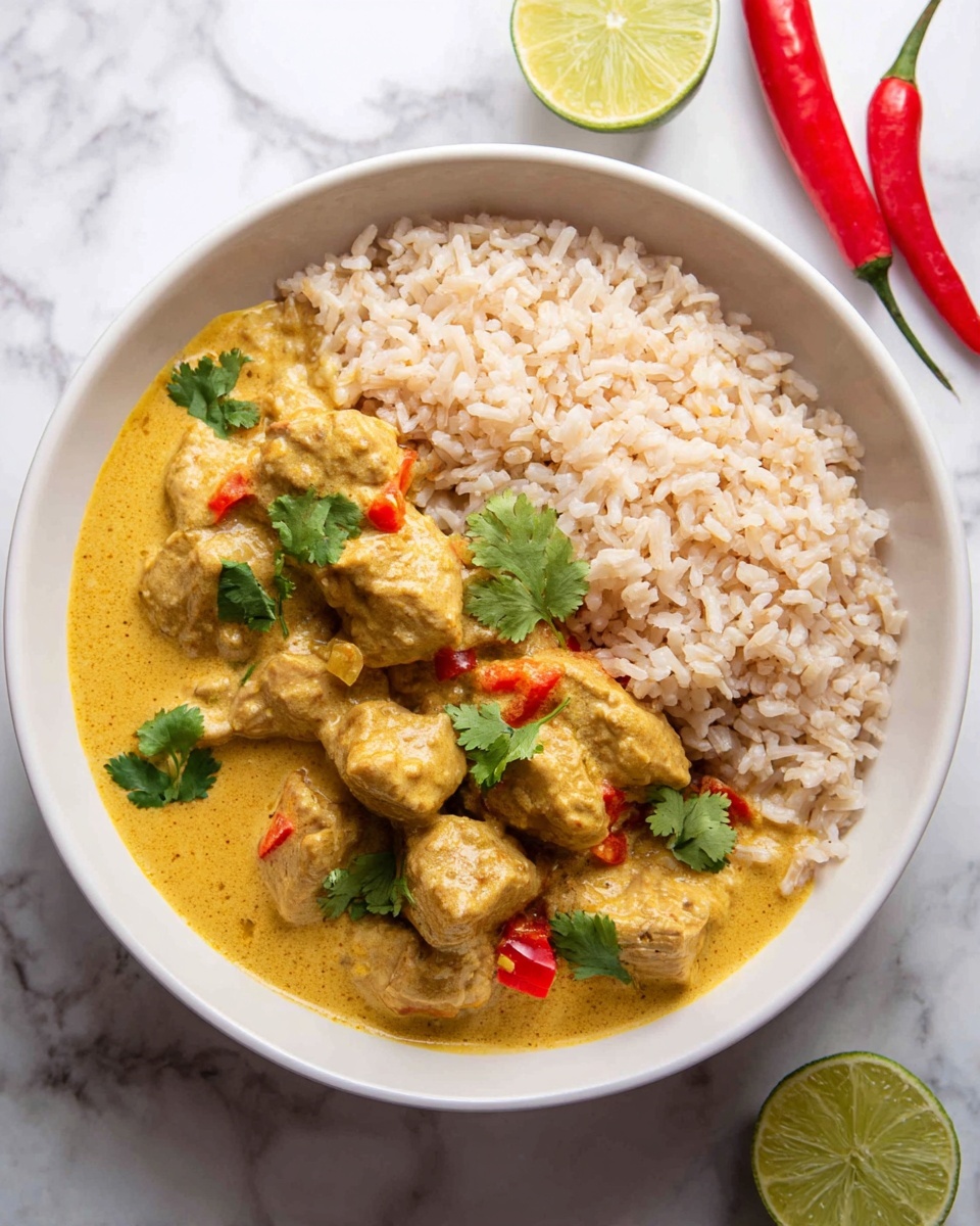 Thai Slow Cooker Chicken with Butternut Squash and Coconut Curry Recipe - Recipe Image