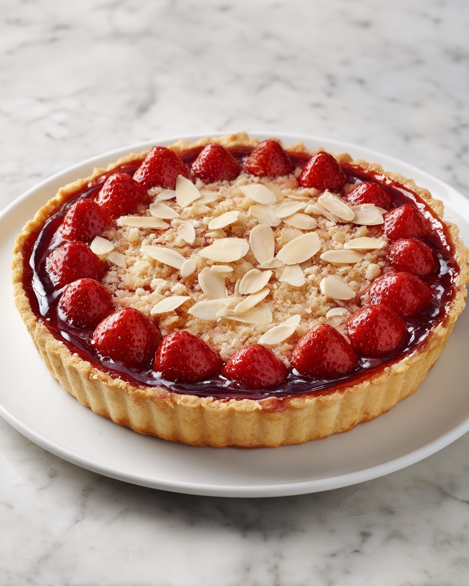 Raspberry Almond Streusel Tart Recipe - Recipe Image