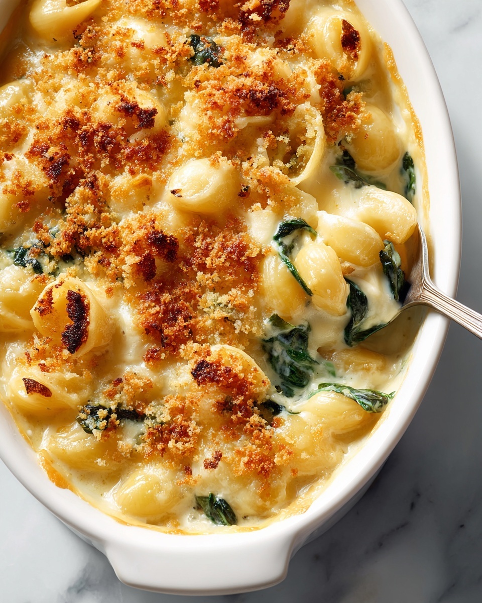 Swiss Chard and Roasted Garlic Mac and Cheese Recipe - Recipe Image