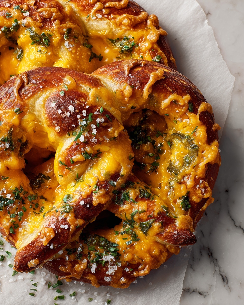 Jalapeño Cheese Stuffed Pretzels Recipe - Recipe Image