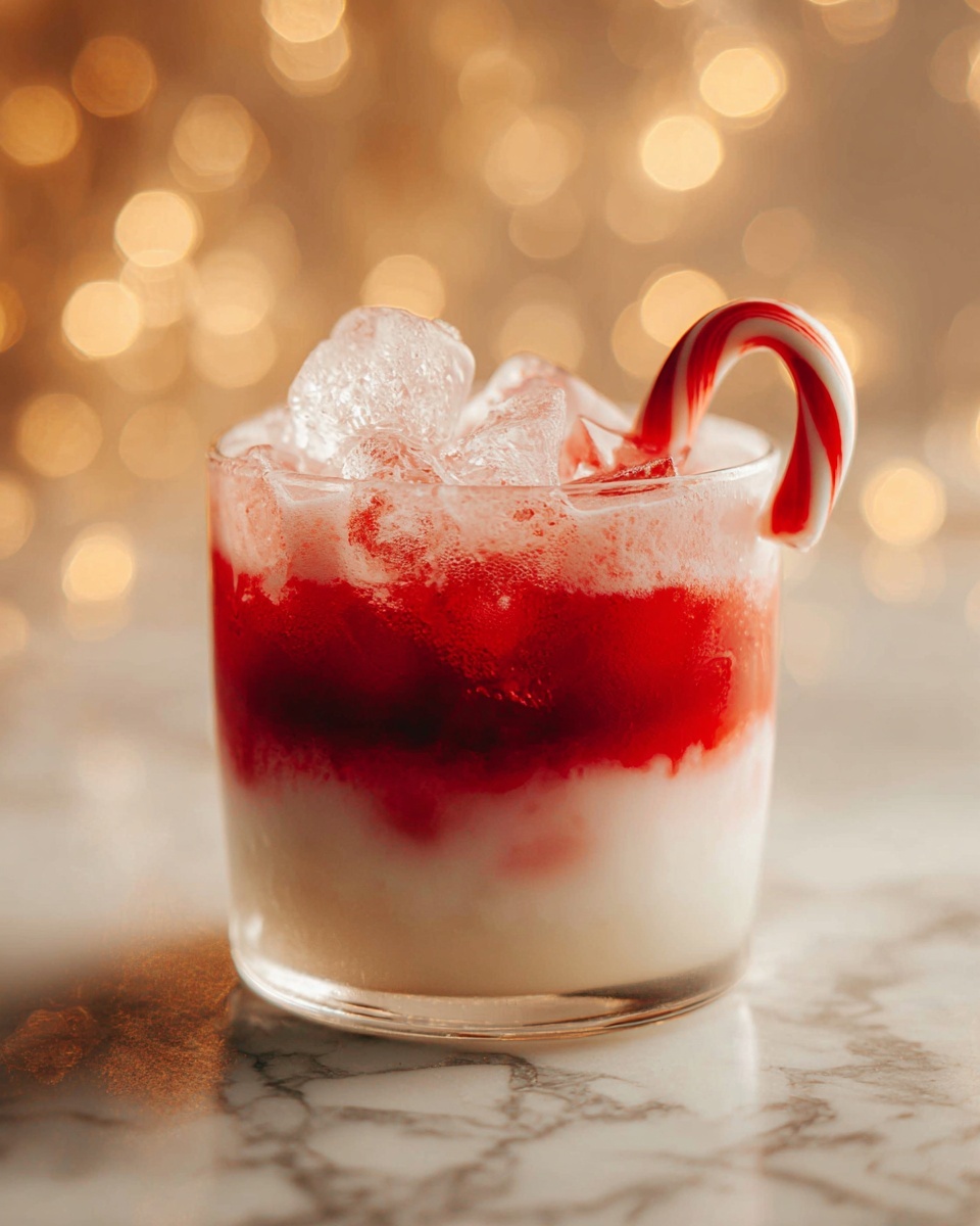 Candy Cane Christmas Punch Recipe - Recipe Image