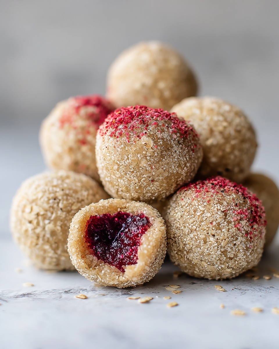 Raspberry Almond Energy Bites Recipe - Recipe Image