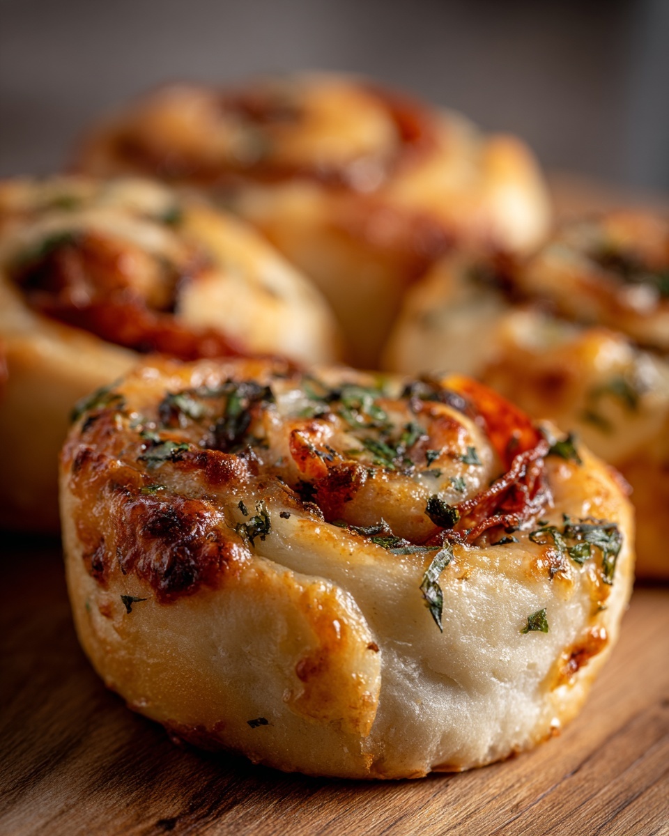 Homemade Pepperoni Pizza Rolls Recipe - Recipe Image