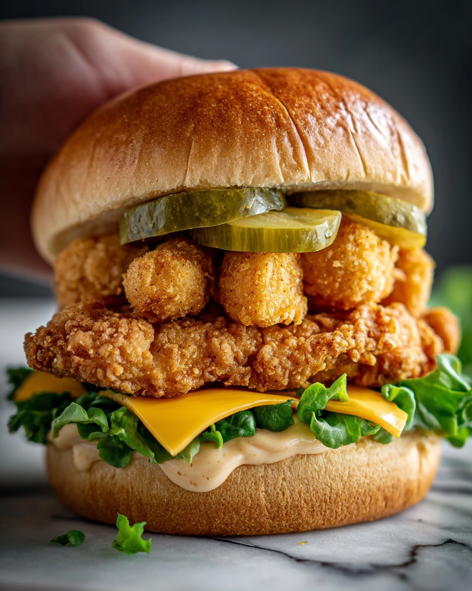 Hot Honey Fried Chicken Sandwiches Recipe - Recipe Image