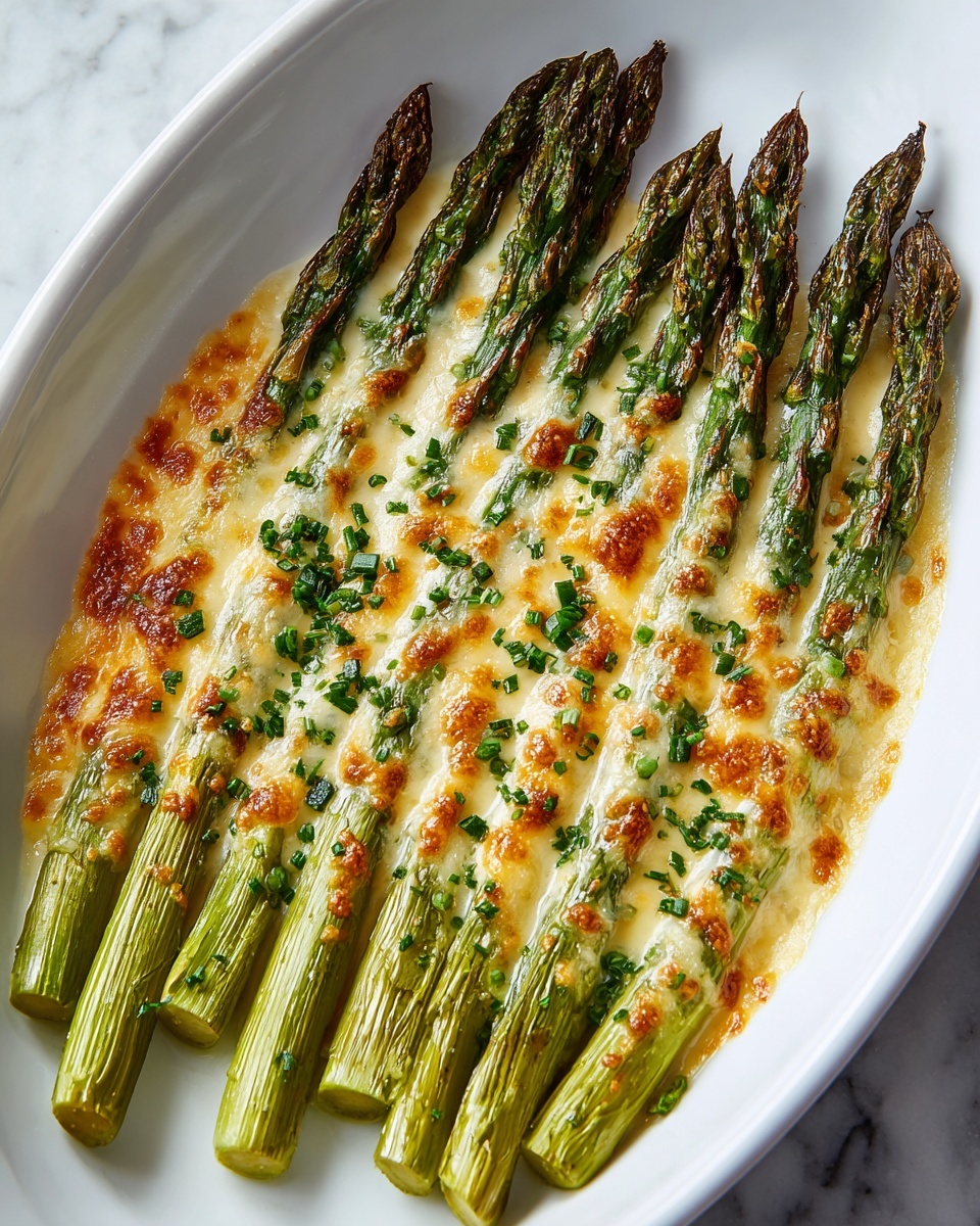 Cheesy Baked Asparagus Recipe - Recipe Image