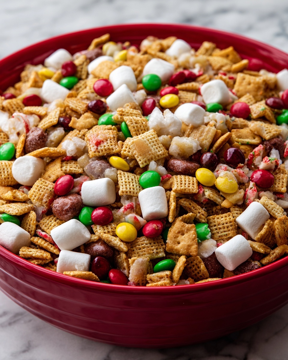Elf Snack Mix: Sweet, Crunchy, and Festive Holiday Treat Recipe - Recipe Image