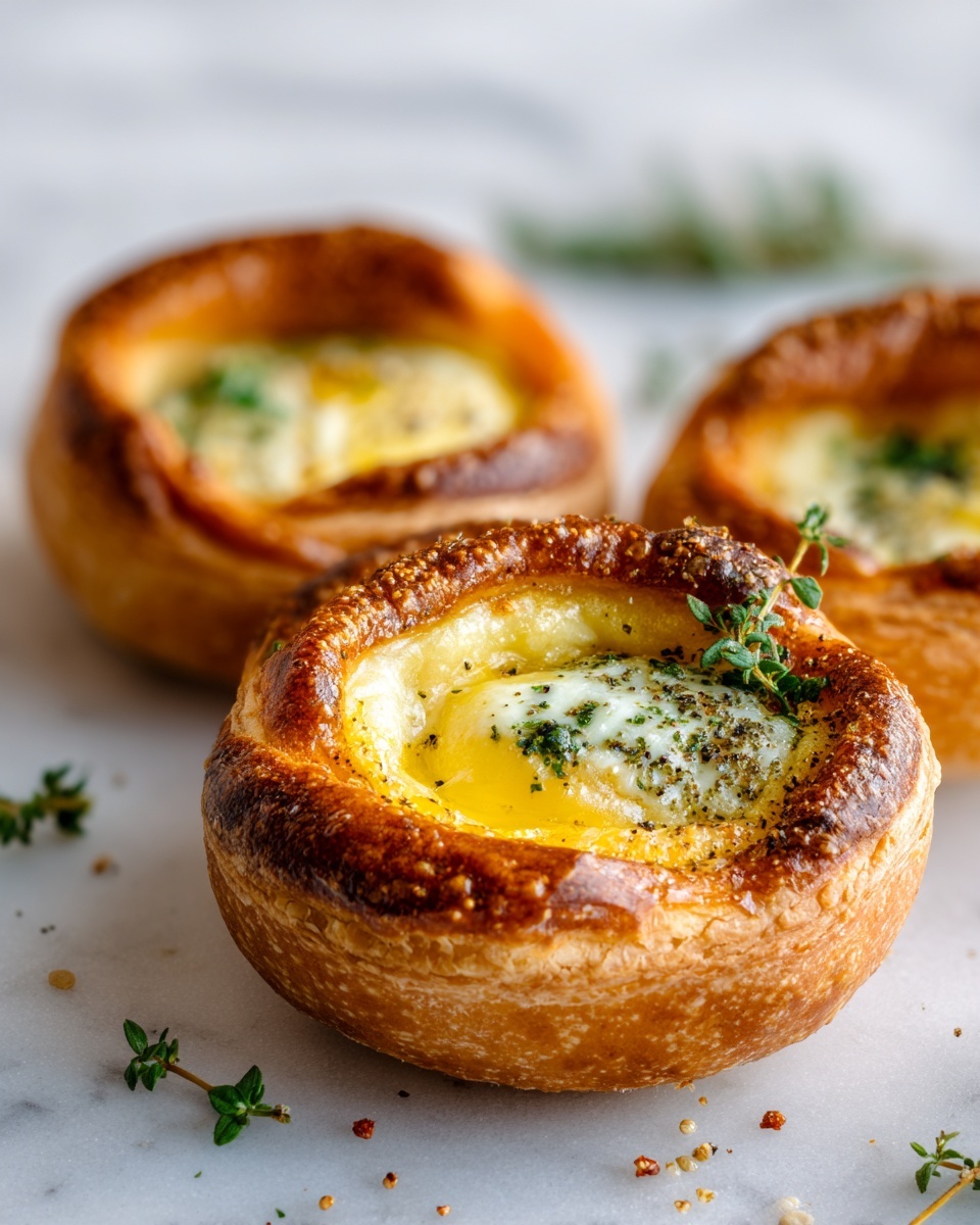 Cheesy Garlic Cruffins Recipe - Recipe Image