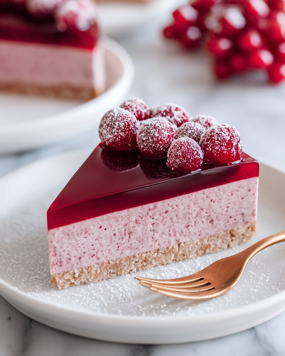 Cranberry Custard Pie Recipe - Recipe Image