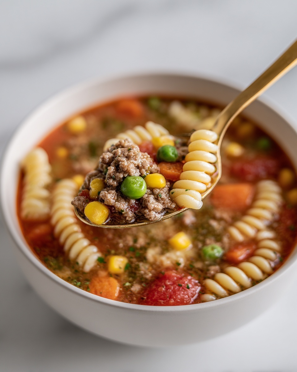 Vegetable Beef Noodle Soup Recipe - Recipe Image