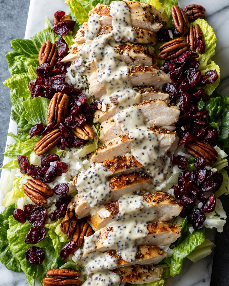 Cranberry Pecan Chicken Salad with Poppy Seed Dressing Recipe - Recipe Image