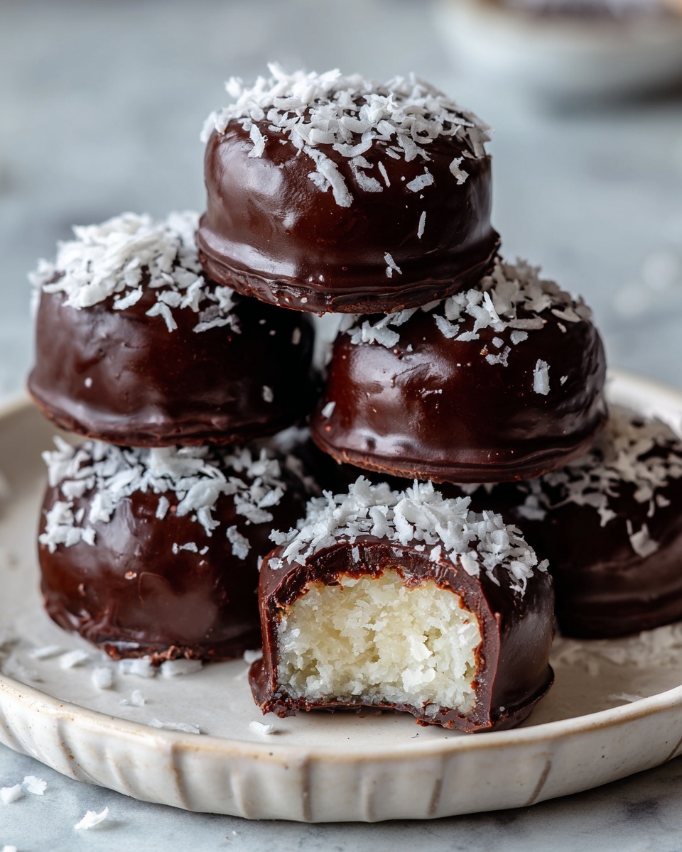 No-Bake Coconut Cream Balls Recipe - Recipe Image