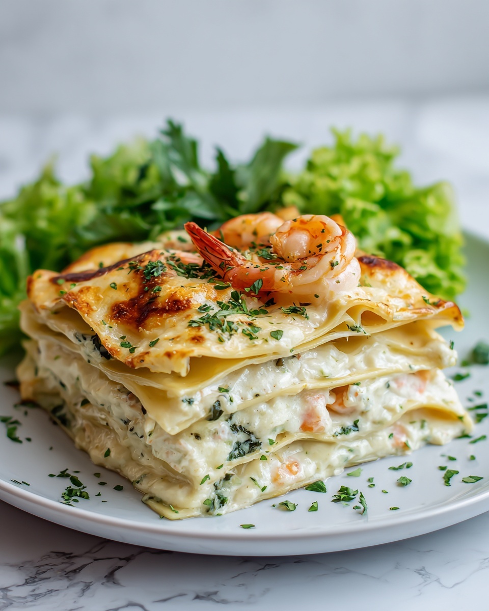 Seafood Lasagna with Shrimp & Crab – The Ultimate Comfort Food Recipe - Recipe Image