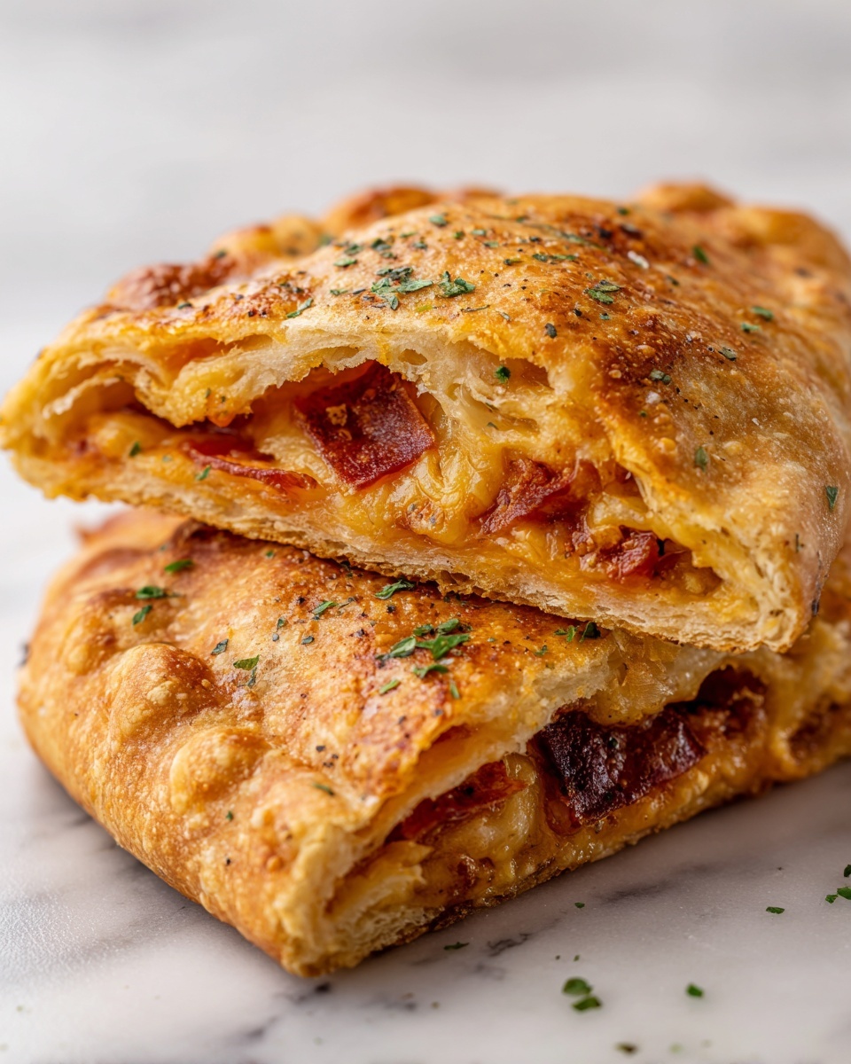 Homemade Pizza Pockets Recipe - Recipe Image