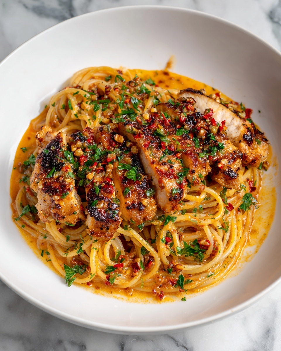 Cowboy Butter Chicken Linguine Recipe - Recipe Image