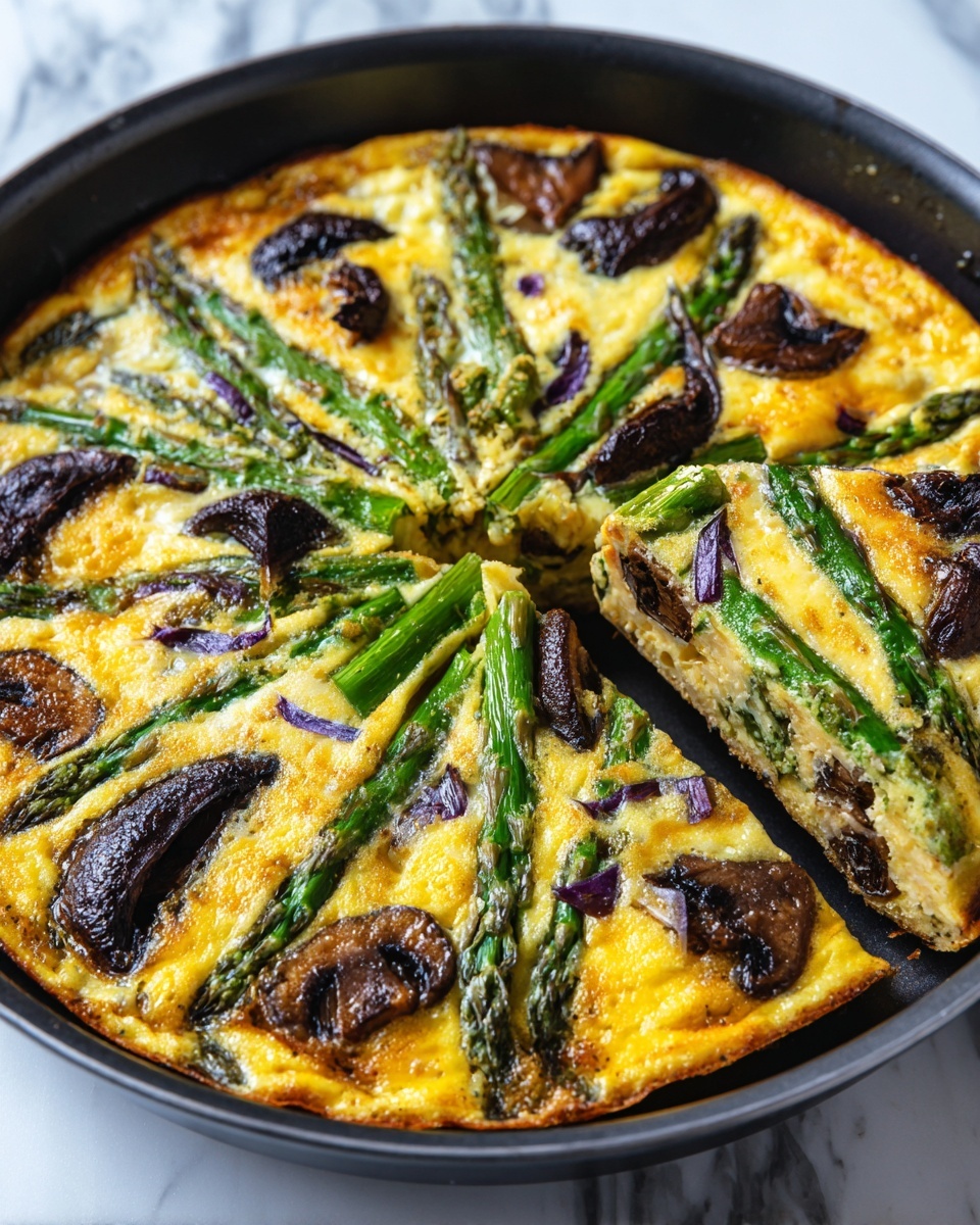 Asparagus-Mushroom Frittata Recipe - Recipe Image