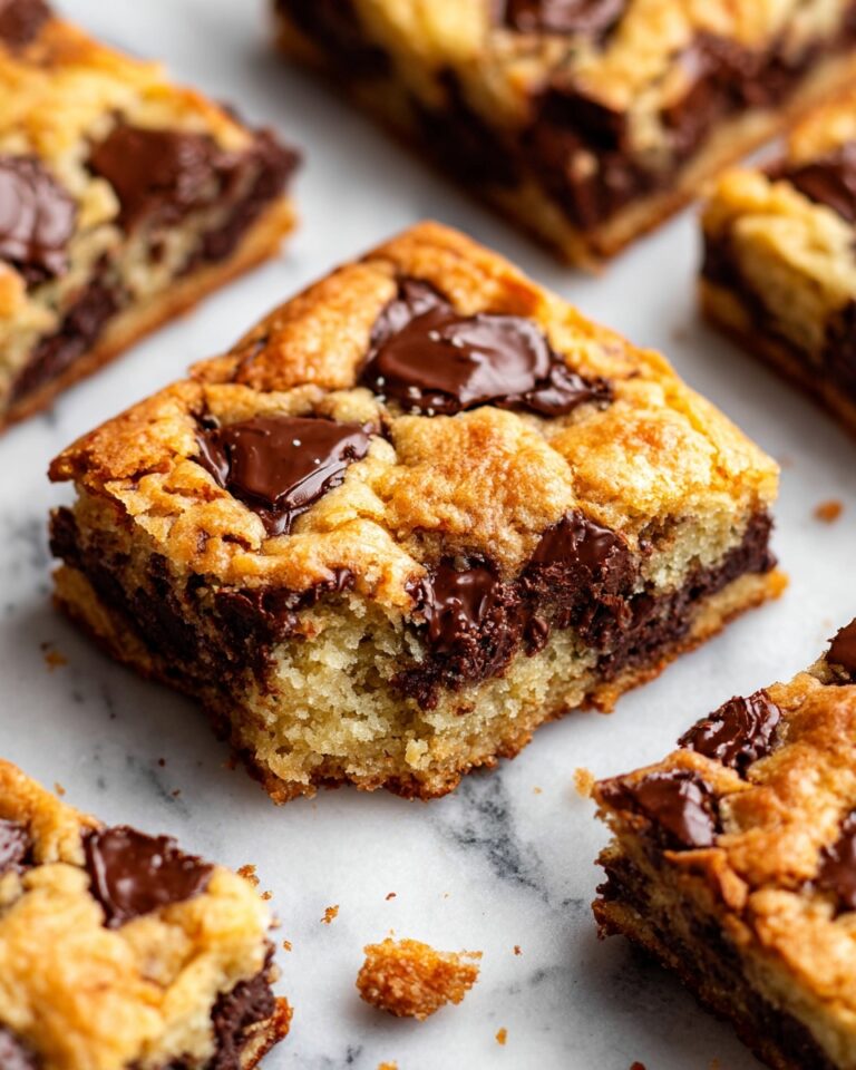 Lazy Chocolate Chip Cookie Bars Recipe