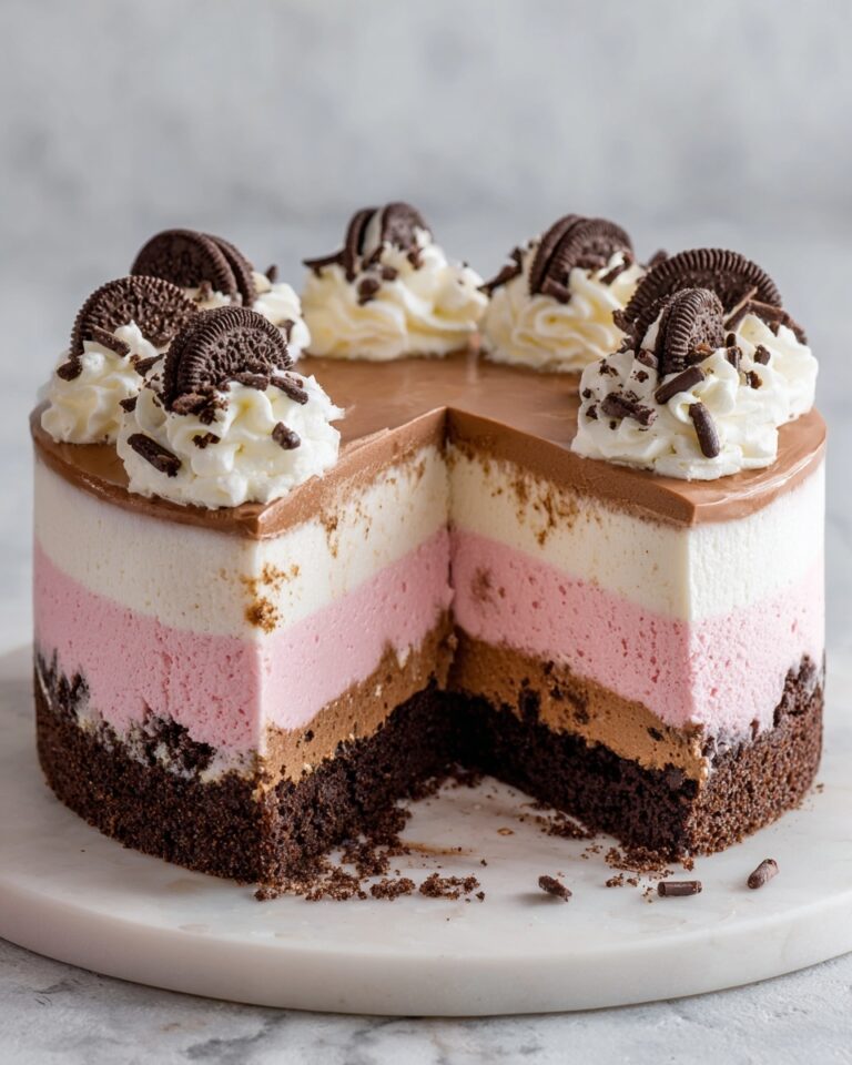 No-Bake Kinder Cheesecake with Kinder Bueno Pieces Recipe