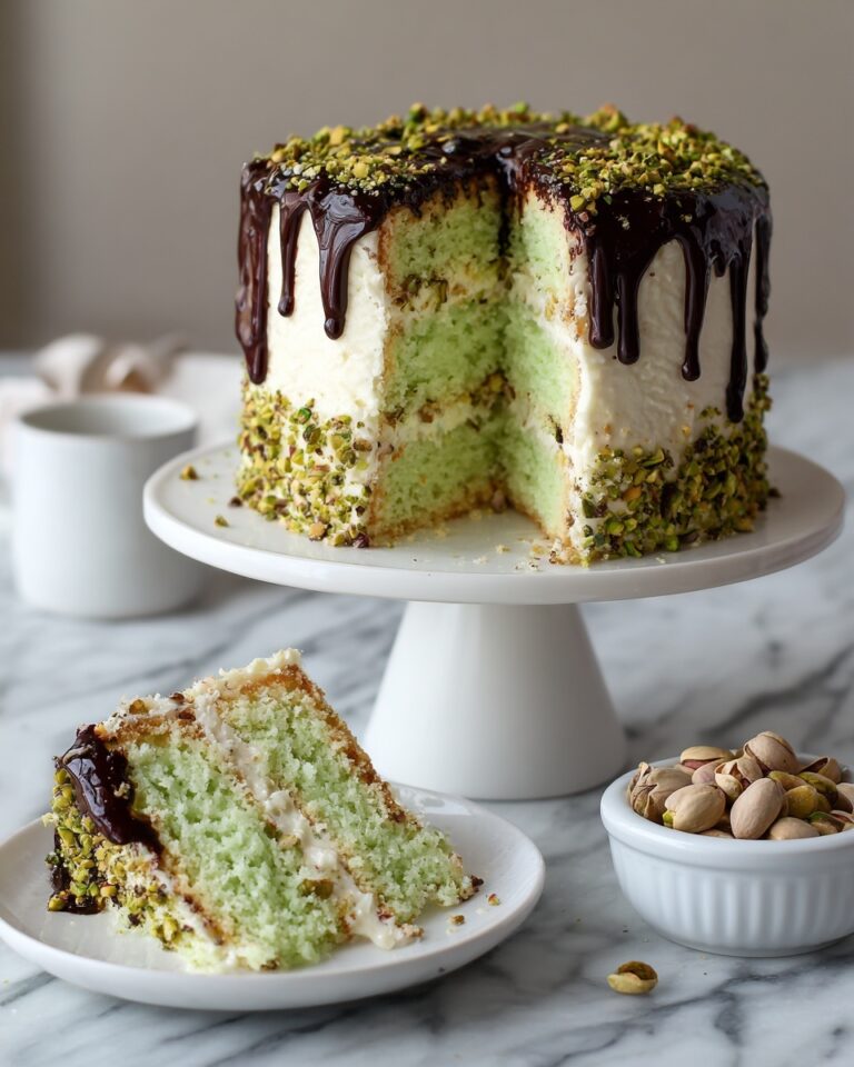 Pistachio Cream Cake Recipe