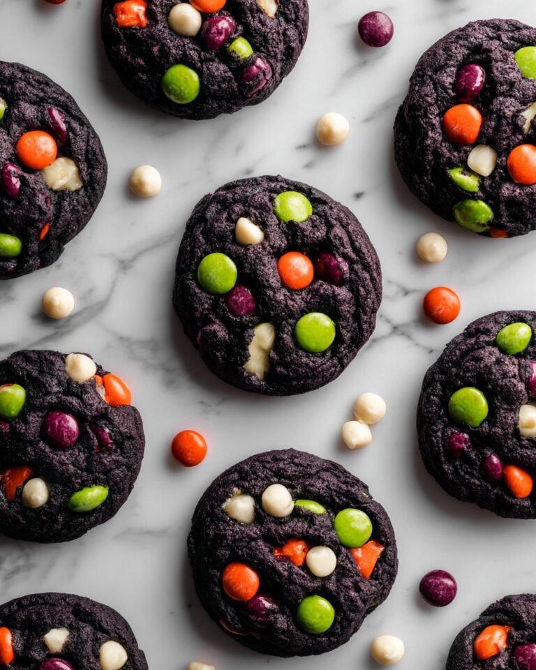 Dark Chocolate Halloween Cookies Recipe
