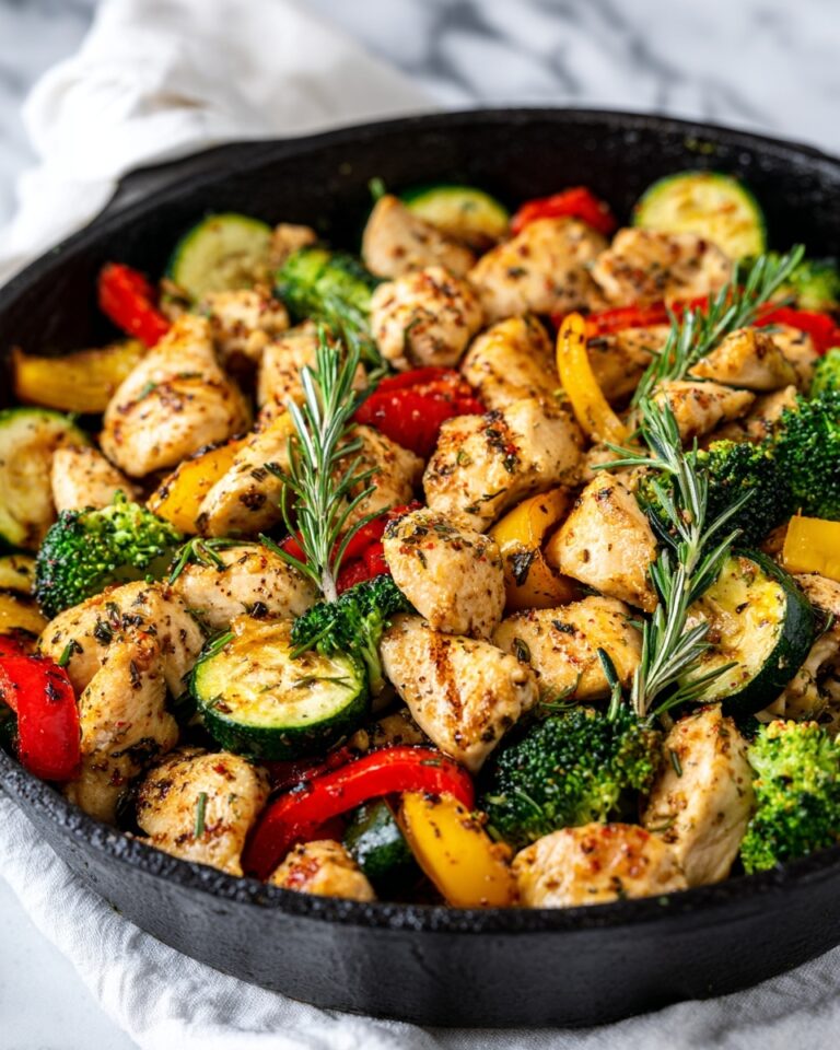 One-Pot Chicken and Vegetables Skillet Recipe