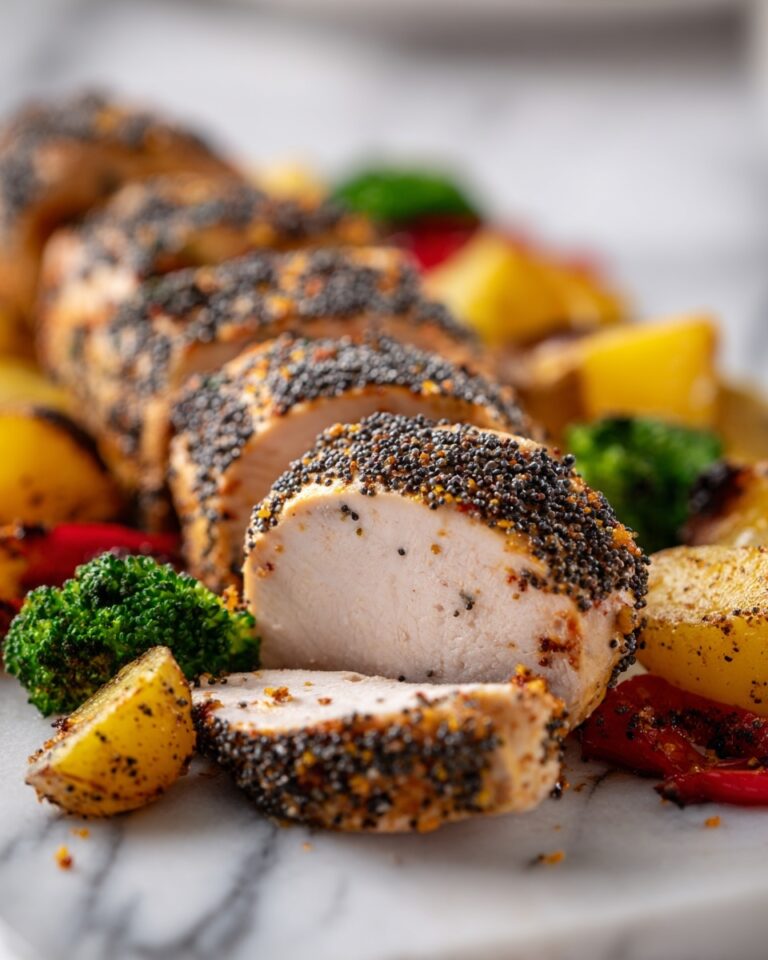 Bagel Chicken with Roasted Veggies Recipe