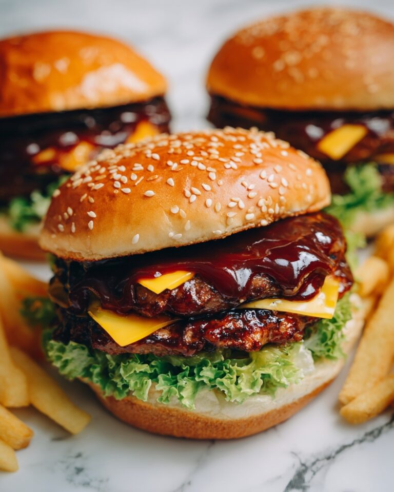 Teriyaki Parmesan Burgers Recipe