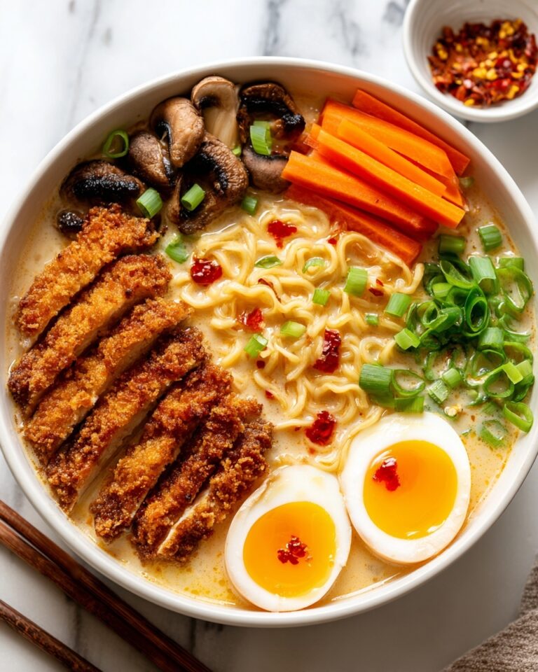 Miso Ramen with Chicken Katsu Recipe