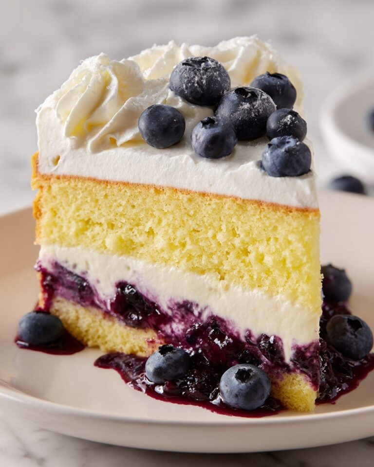 Blueberry Lemon Poke Cake Recipe