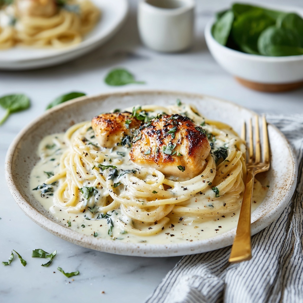 Crockpot Angel Chicken with Creamy Sauce and Pasta Recipe - Recipe Image