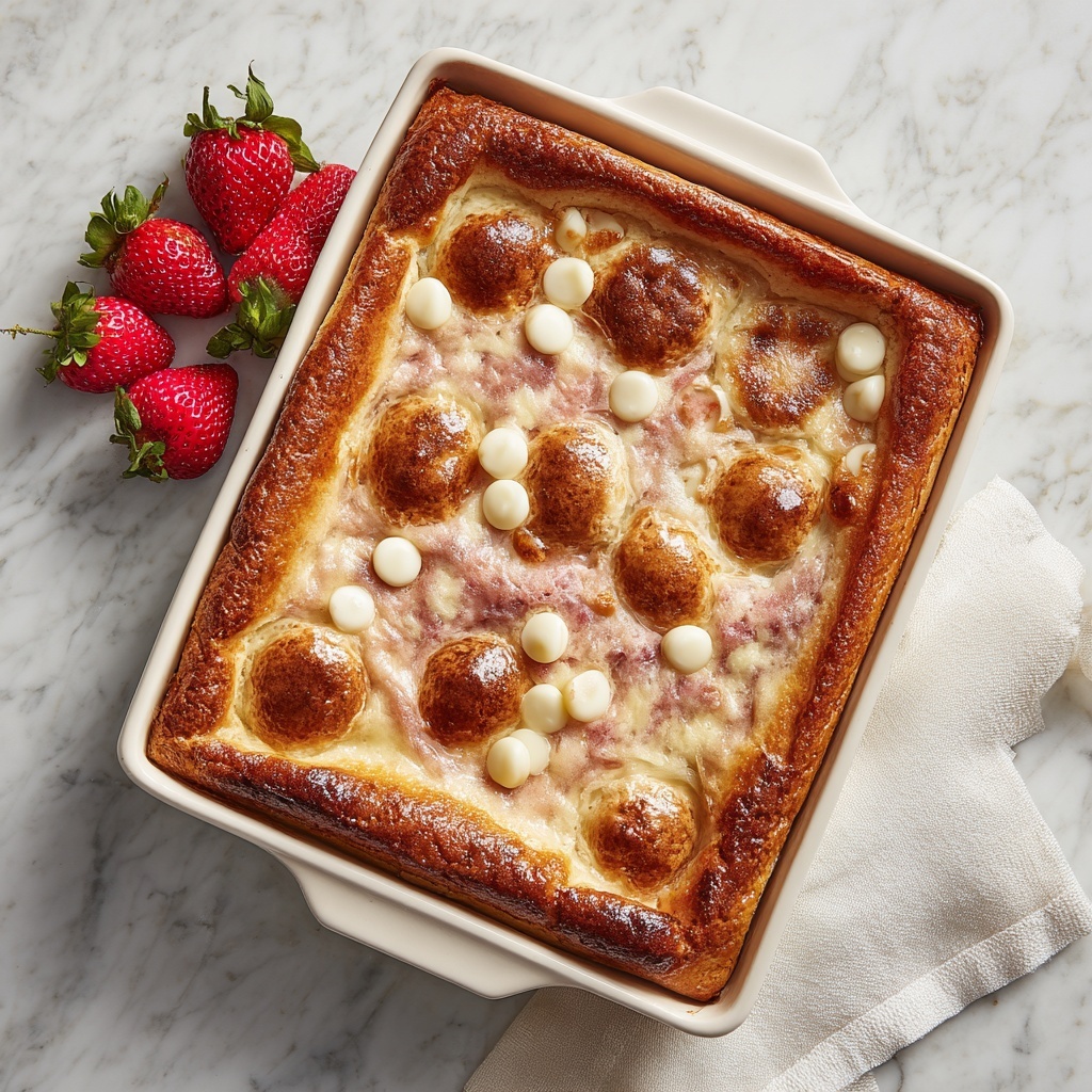 Strawberry Earthquake Cake Recipe - Recipe Image