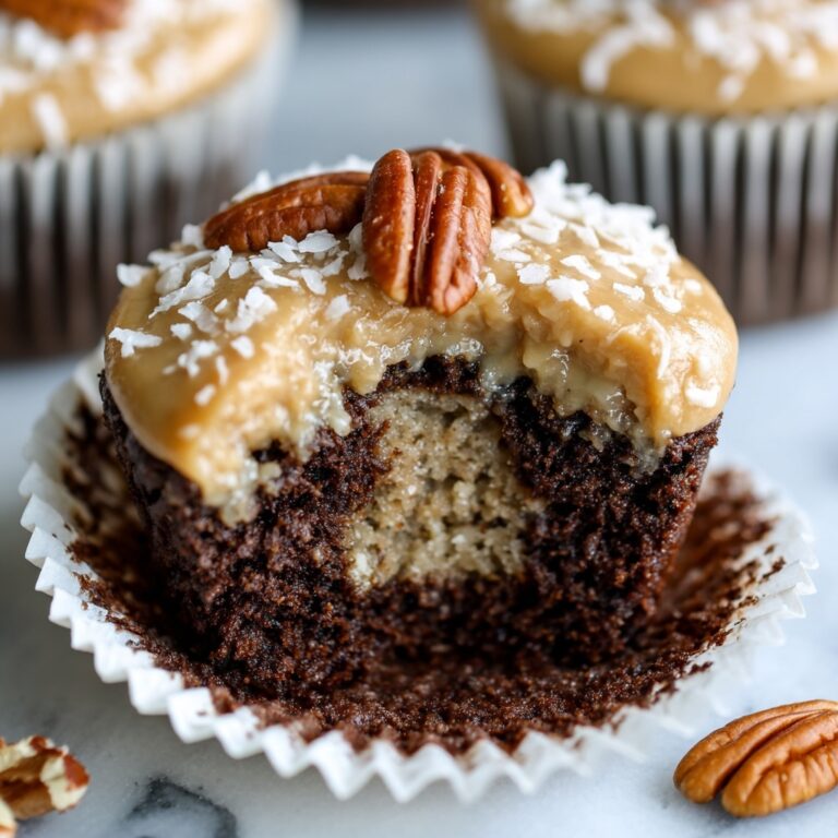 German Chocolate Cupcakes Recipe