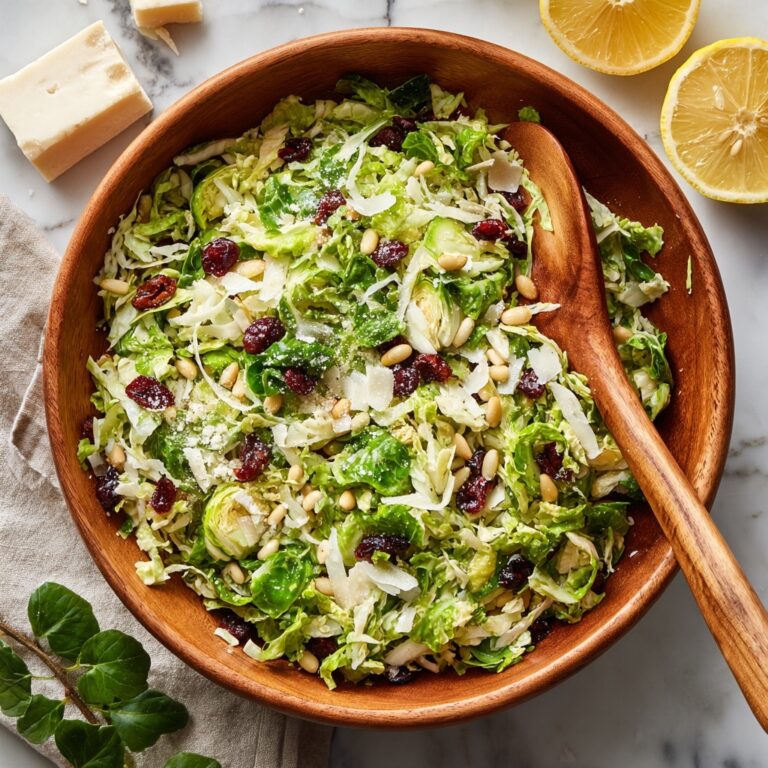 Parmesan Brussels Sprouts Salad Recipe